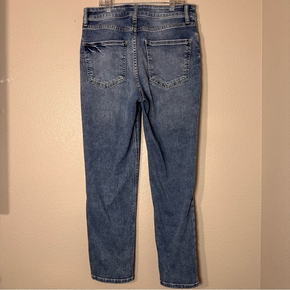 Kut from the Kloth Women’s Naomi High Rise Fab Ab Crop Straight Leg jeans size 4 - Picture 2 of 5